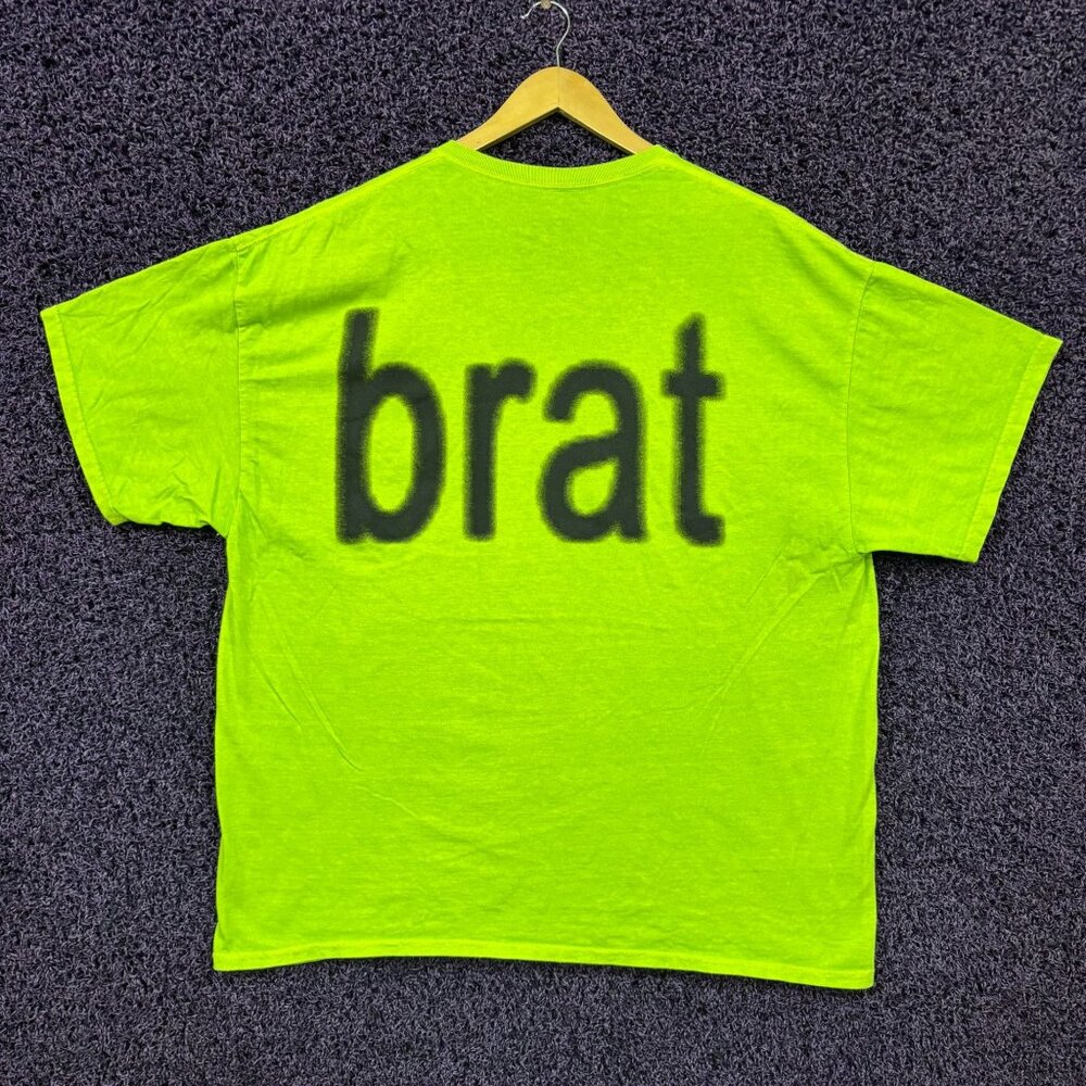 CharliXCX Brat Logo Album Cover T-shirt size extra large